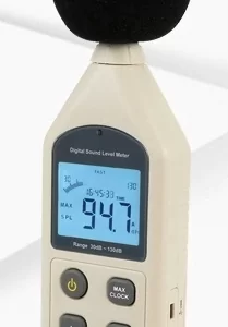 Medidor de nível sonoro tipo 2 com interface USB