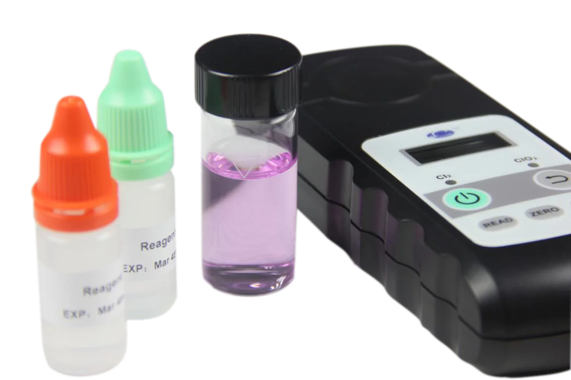 Medidor portátil de cloro livre, total e pH para água - Imagem 2