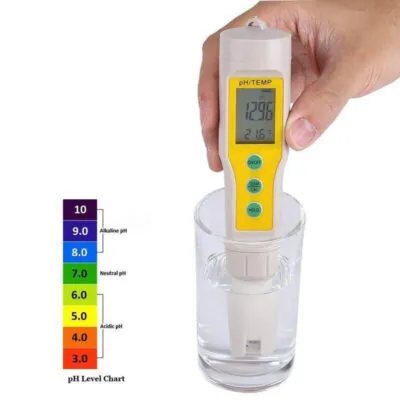 pHmetro de bolso à prova d’água com calibração automática - Imagem 2