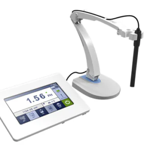 Medidor de pH/mV/temperatura com tela touch de 7 polegadas