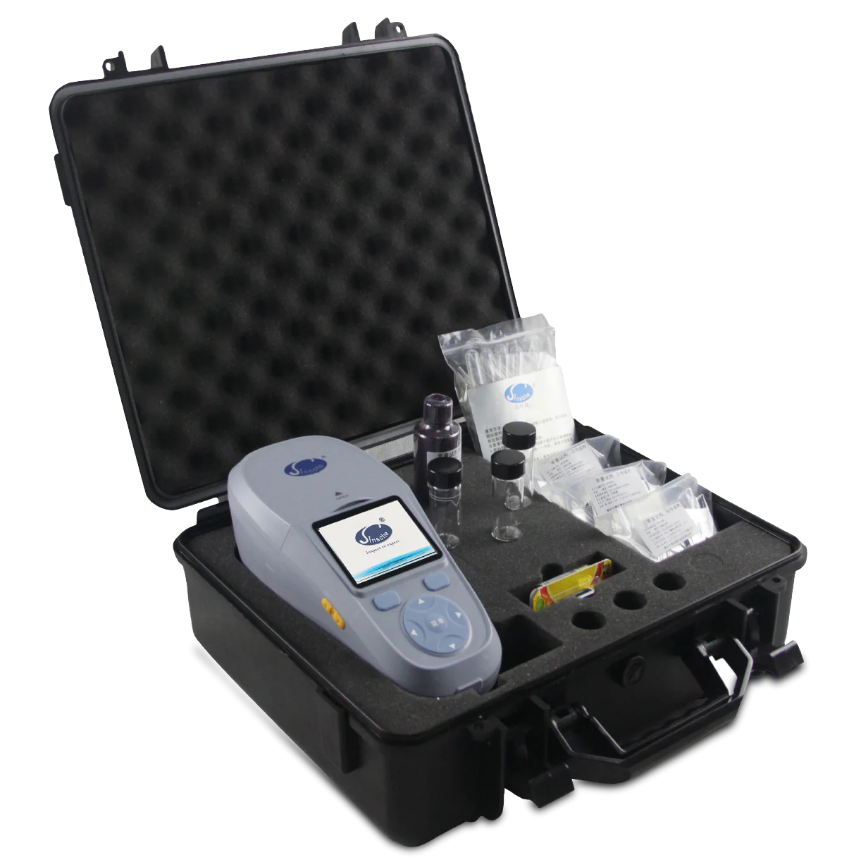 Colorímetro multiparâmetro com mais de 20 testes de água