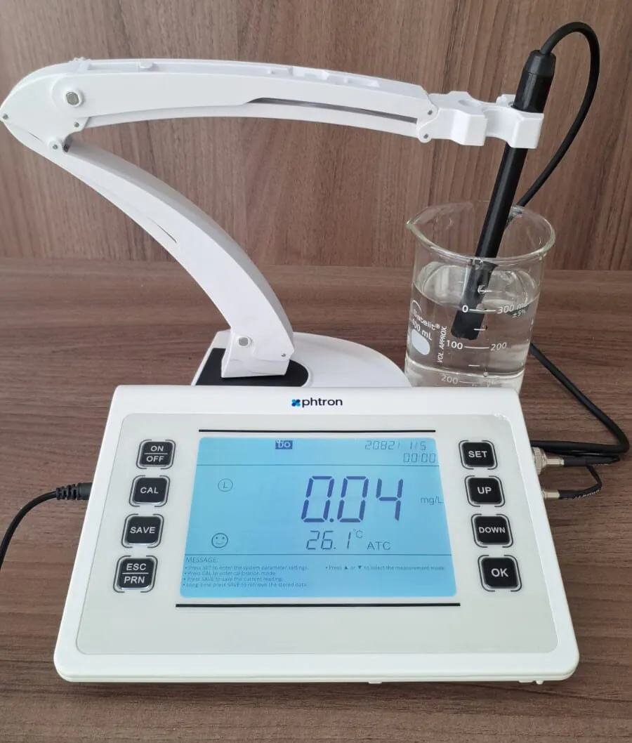 Medidor de oxigênio dissolvido de bancada com compensações automáticas - Imagem 2